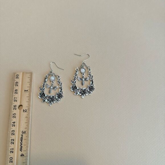 Bees earrings N1075 - Picture 3 of 3